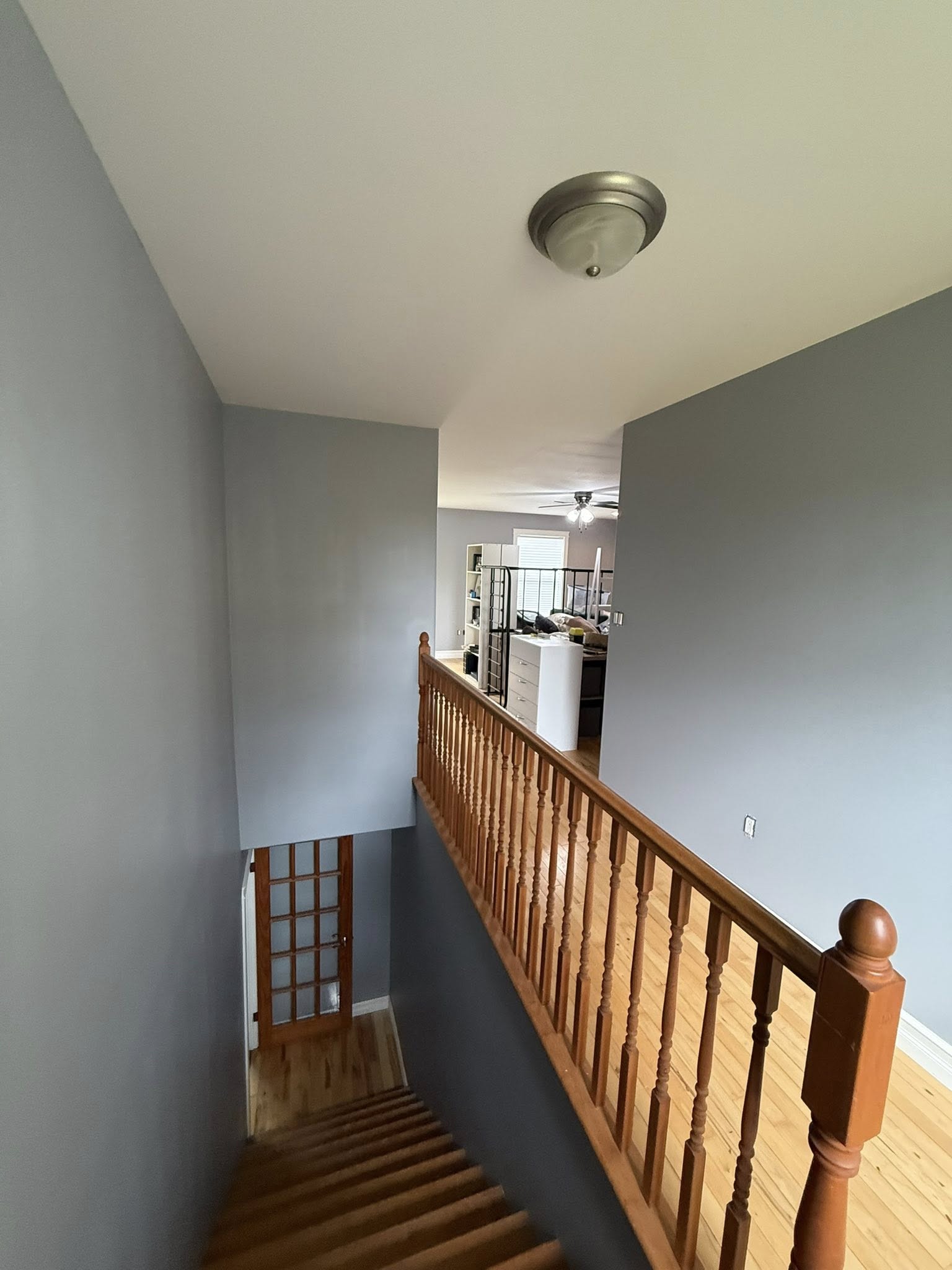 painting staircase wood staircase